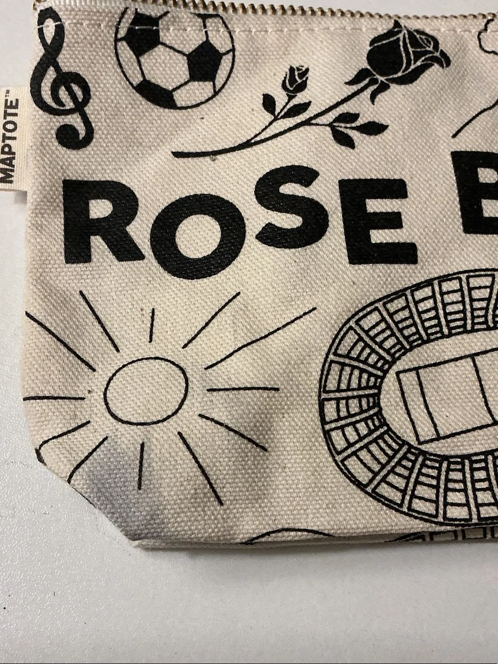 Maptote canvas pouch